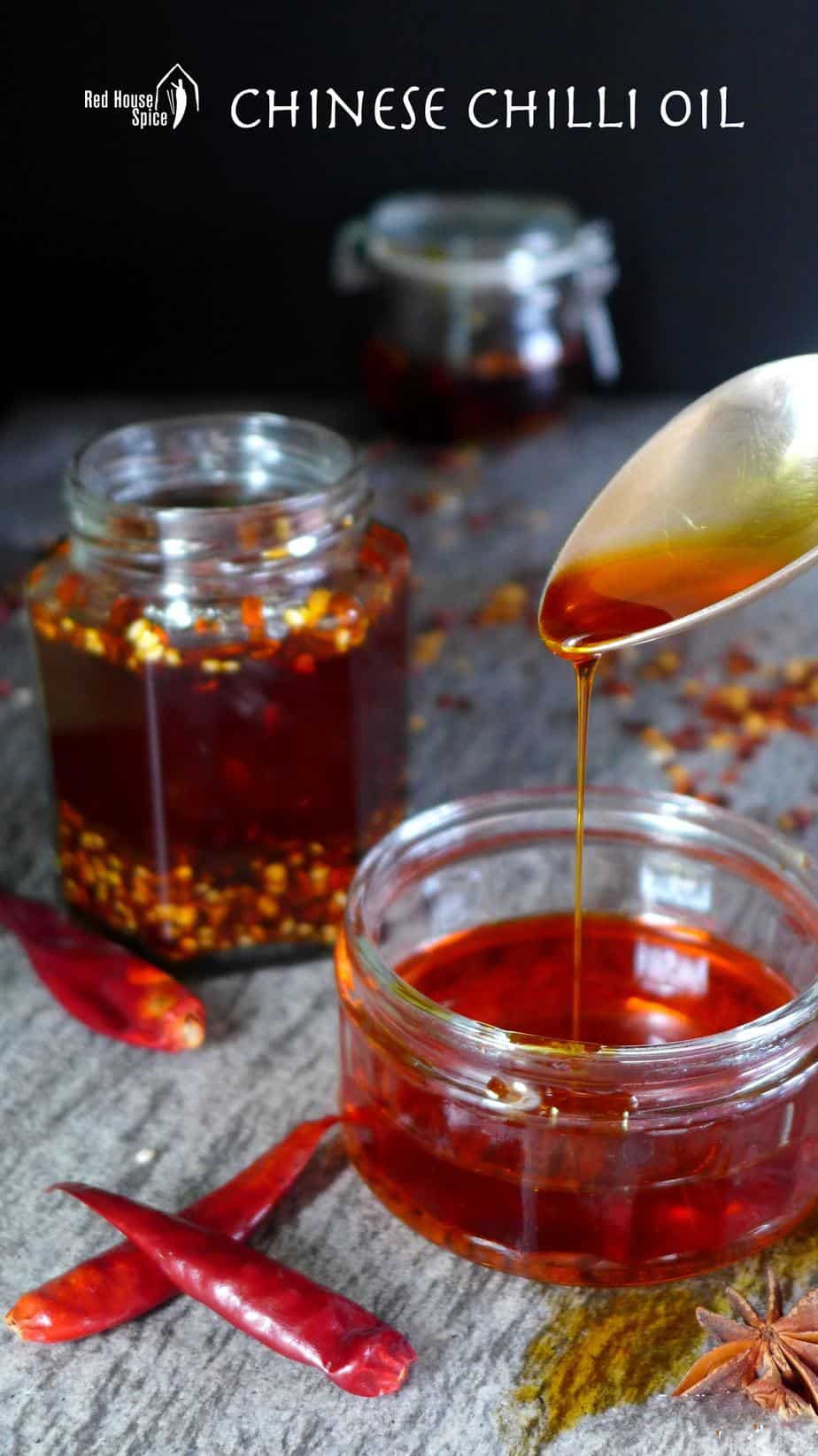 Effortless and effective recipe for homemade Chinese chilli oil, an essential condiment for Chinese cuisine. Great company for noodles, dumplings and salad.