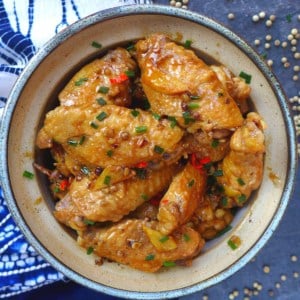 Peppercorn braised chicken wings