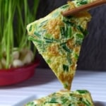 garlic sprout omelette
