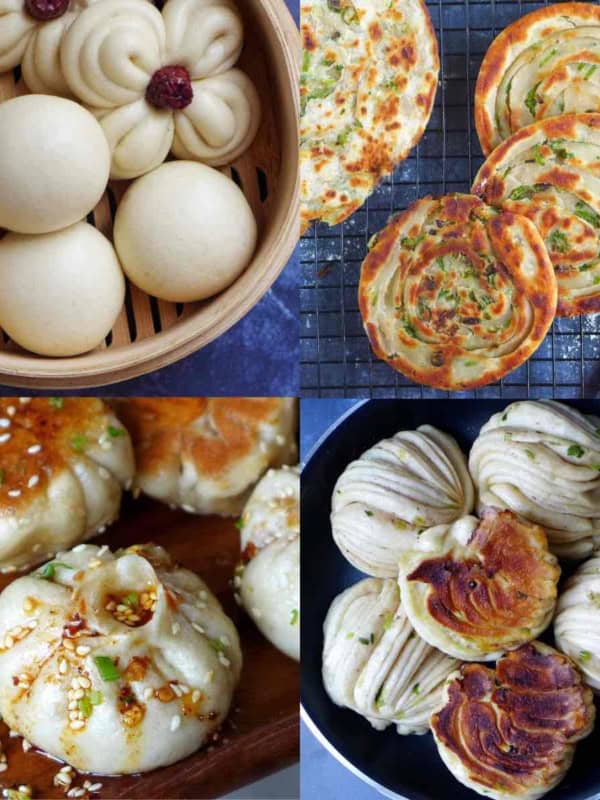 four types of chinese bread