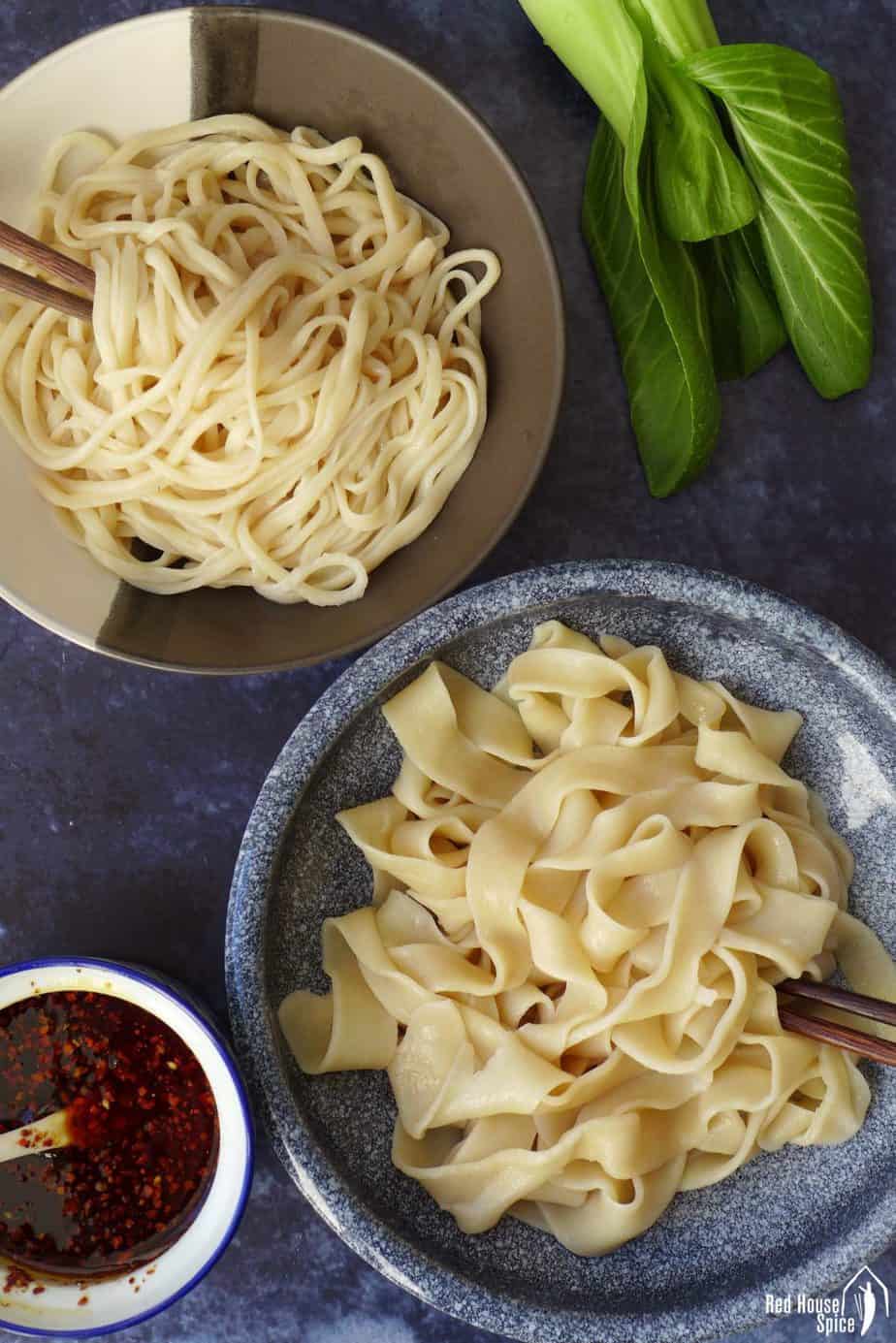 Hand-pulled noodles (La Mian, 拉面), a foolproof recipe - Red House Spice
