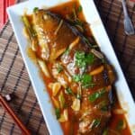 Chinese sweet and sour whole fish