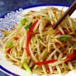 Stir fried mung bean sprouts