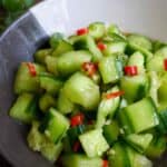 Chinese smashed cucumber salad