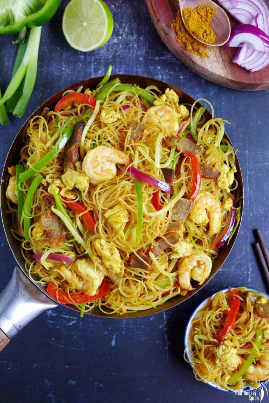 Mui Fun Rice Singapore Mei Fun (Singapore Rice Noodles, 星洲米粉) - Red House Spice