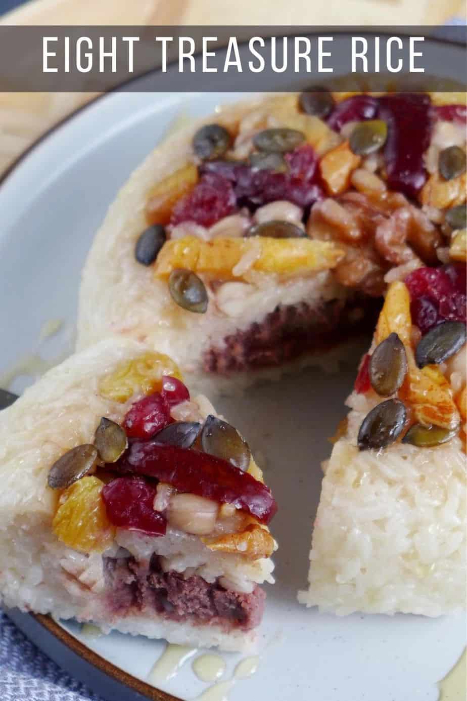 Eight Treasure Rice Pudding (Ba Bao Fan, 八宝饭) - Red House Spice