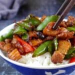 Hunan pork stir-fry