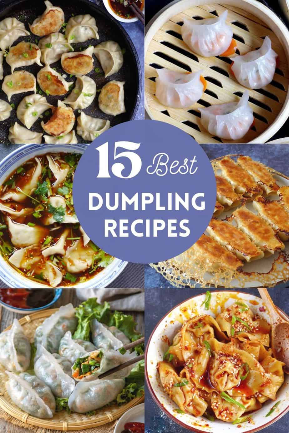 6 types of Chinese dumplings