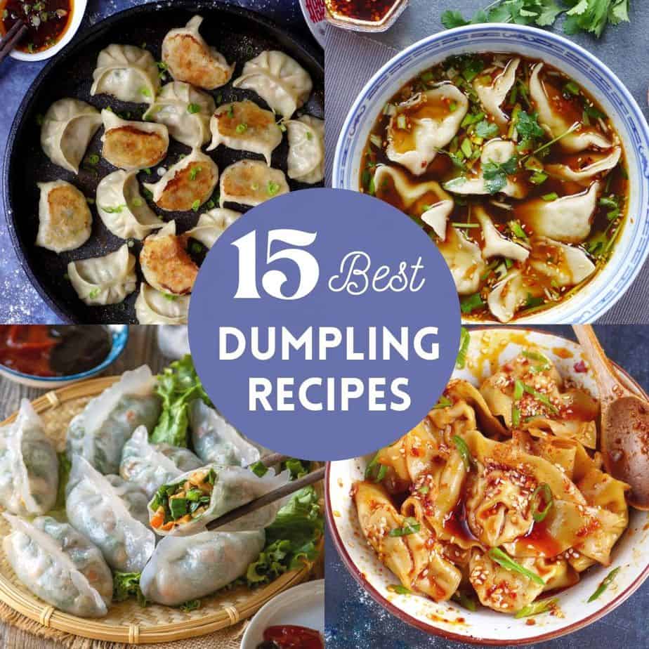 4 types of Chinese dumplings