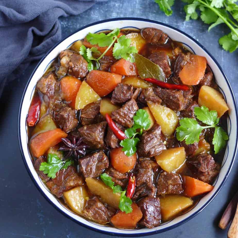 Chinese beef and potato stew
