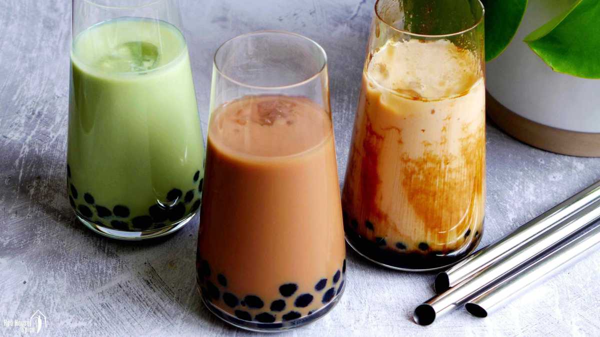 Bubble Tea Three Ways (Boba Tea, 珍珠奶茶) | Red House Spice