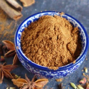 Homemade five spice powder in a bowl