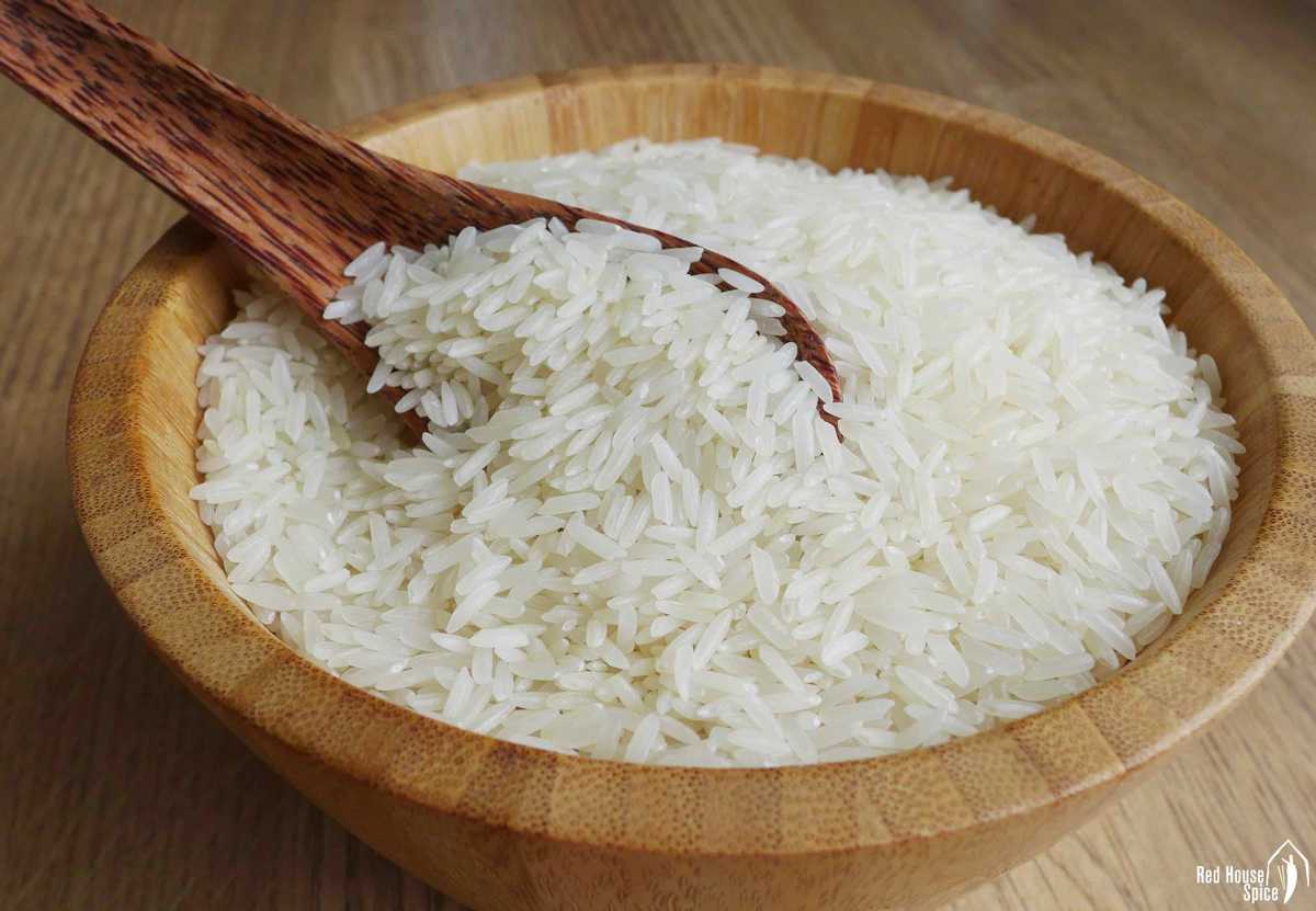 raw jasmine rice