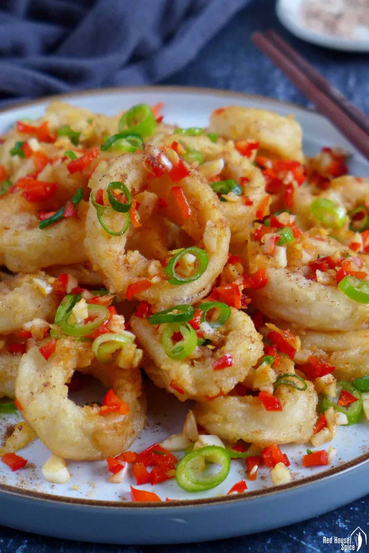 Chinese salt and pepper squid