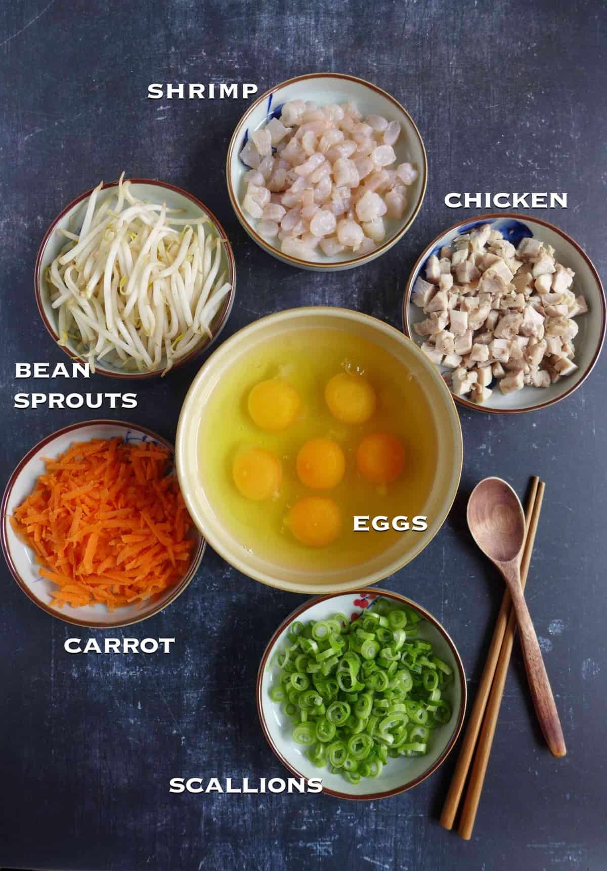 ingredients for making egg foo young