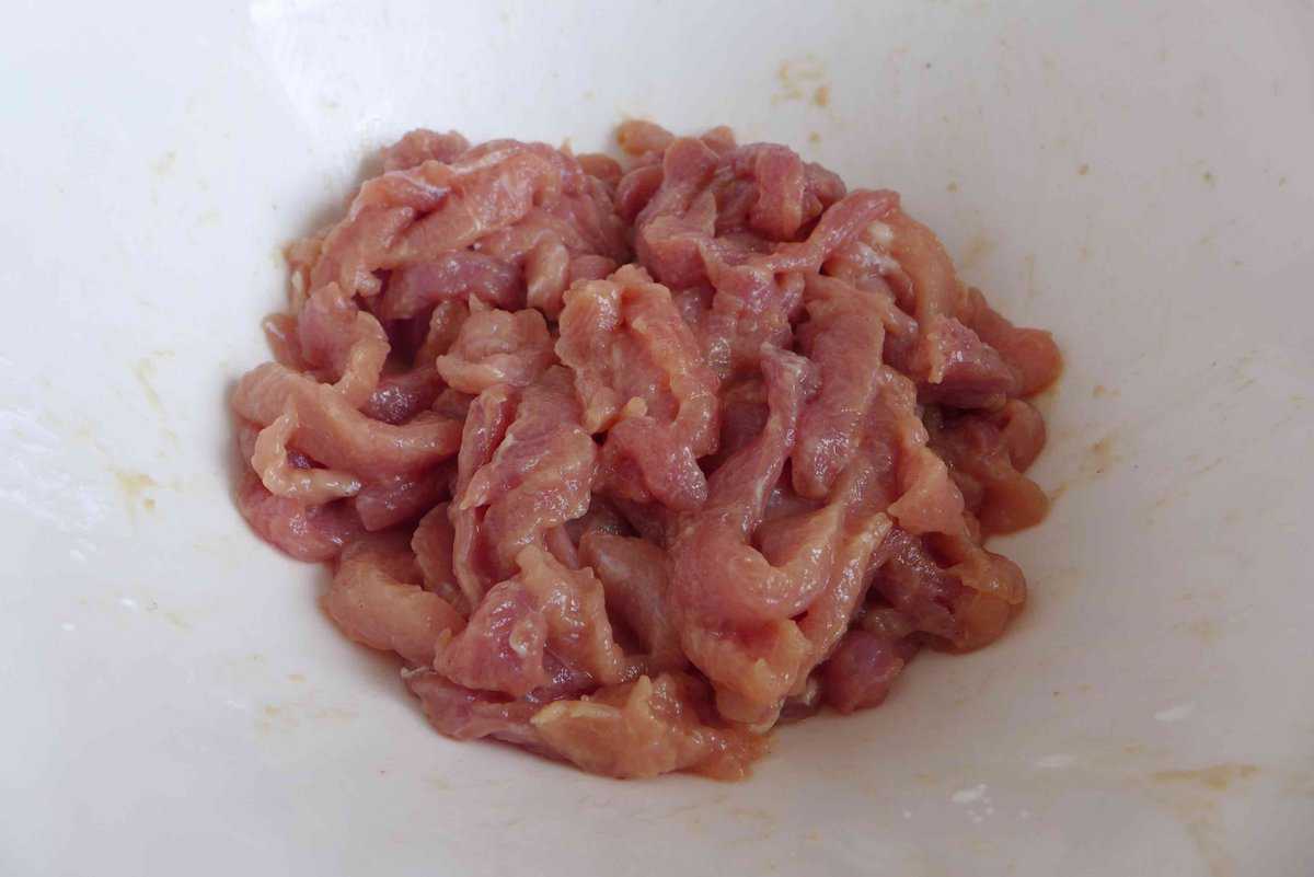 marinated shredded pork