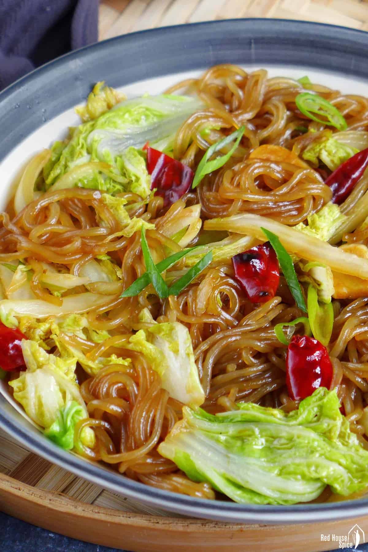 Glass Noodles with Napa Cabbage 白菜炖粉条   Red House Spice