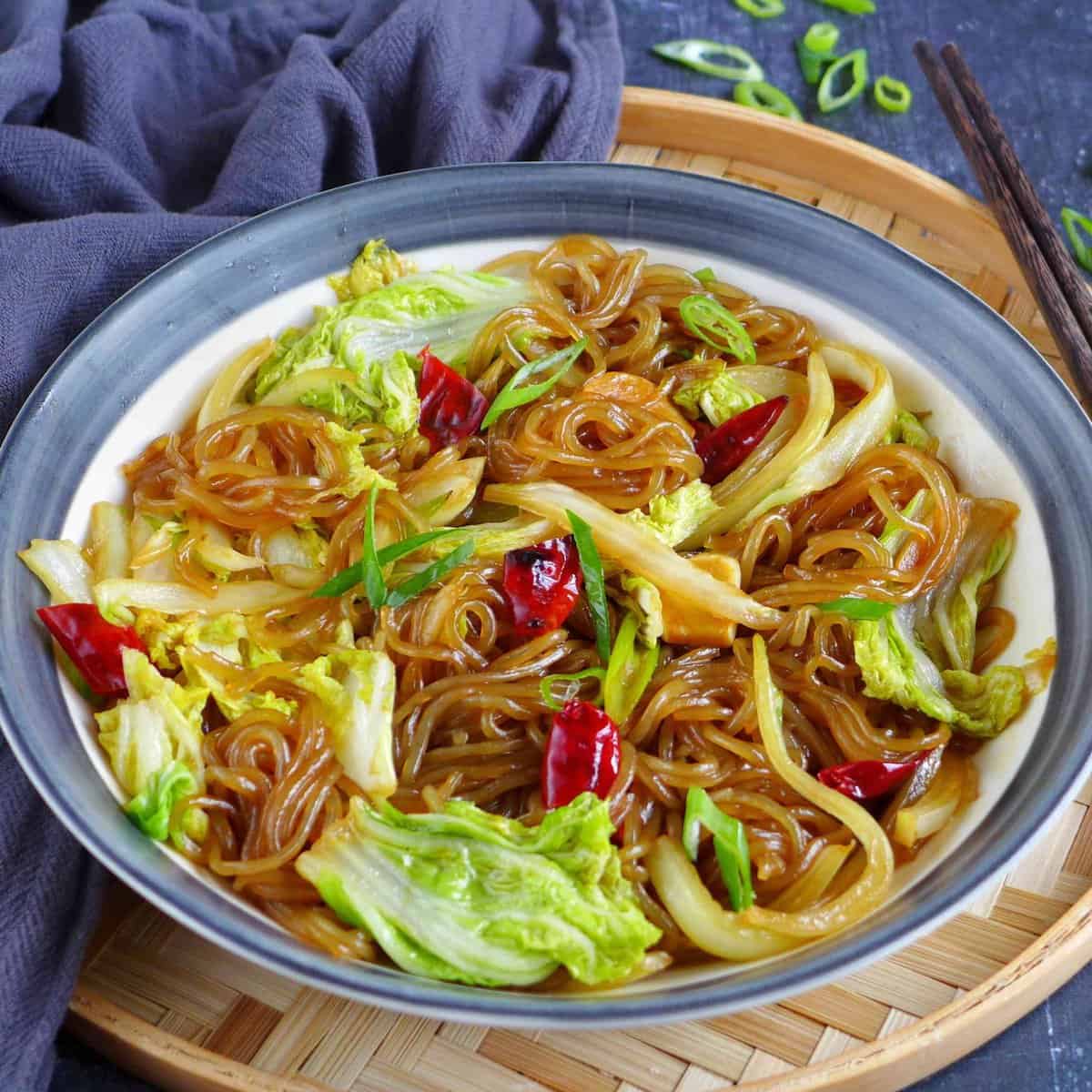 Glass Noodles with Napa Cabbage 白菜炖粉条