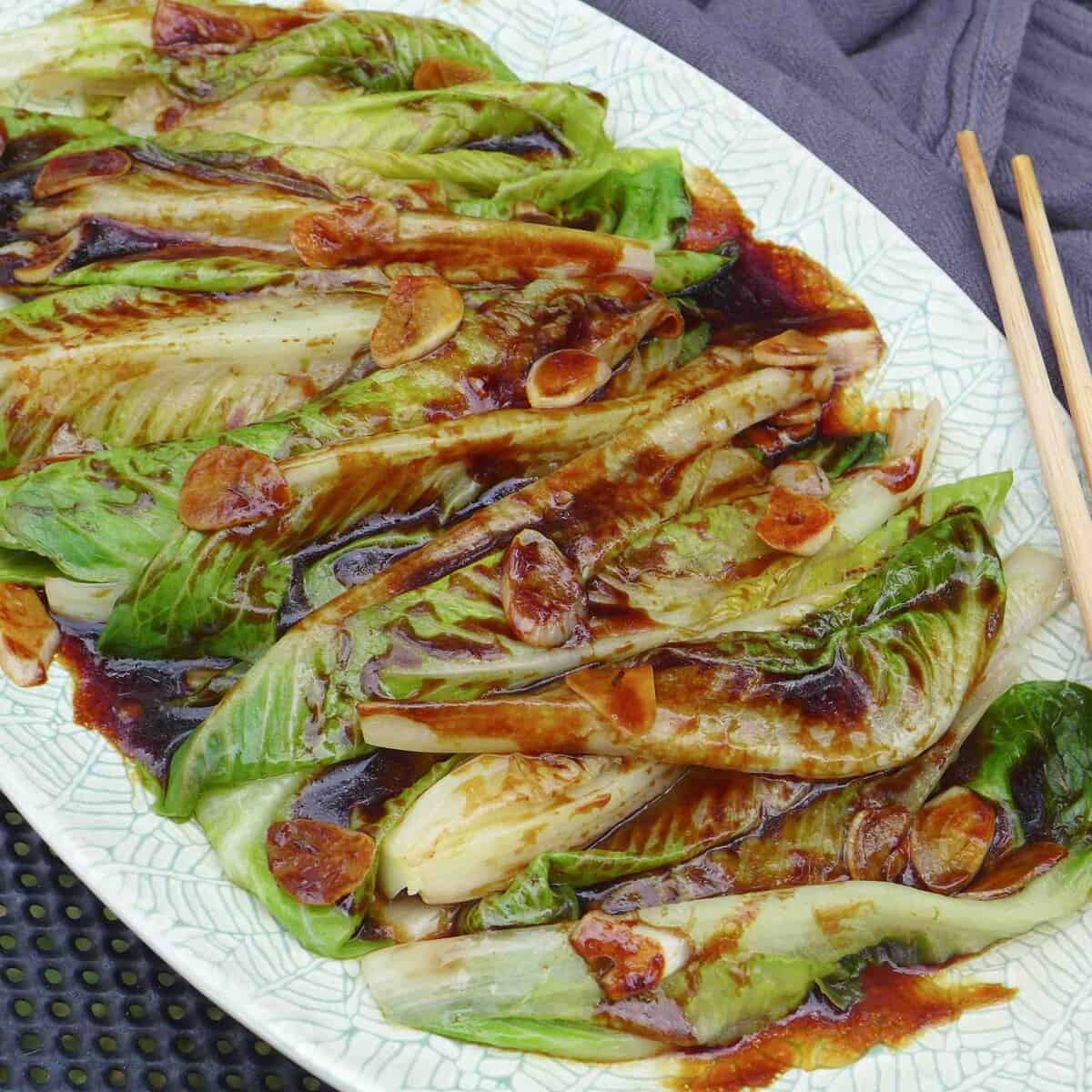 Lettuce with Oyster Sauce (蚝油生菜)
